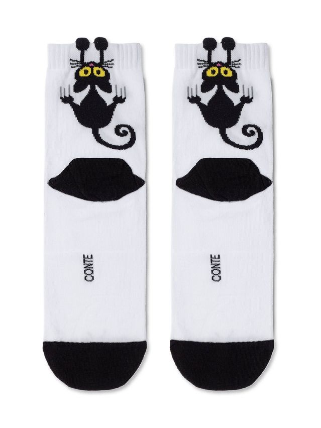 Women's socks CONTE ELEGANT CLASSIC, s.23, 233 white - 3