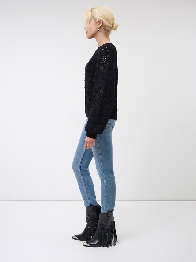 Women's pullover CONTE ELEGANT LDK24111, s.170-84, black - 4