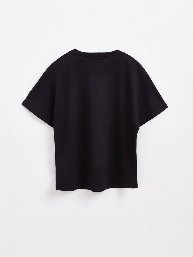 Women's polo neck shirt CONTE ELEGANT LD 1649, s.170-100, black-black - 5