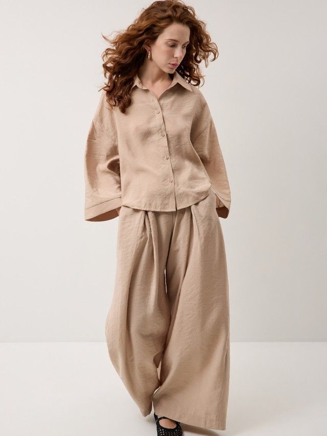 Women's shirt CONTE LRU 3423, s.170-84-90, beige - 4