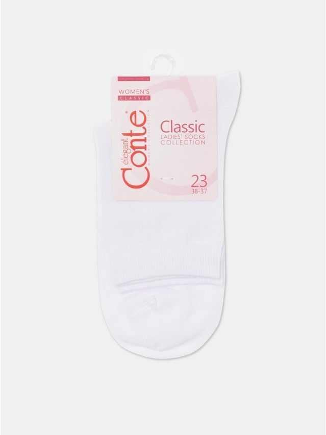 Women's socks CONTE ELEGANT CLASSIC, s.23-25, 000 white - 4