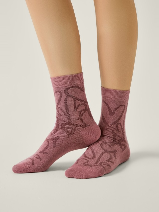 Women's socks CONTE ELEGANT CLASSIC, s.23-25, 687 ash pink - 1