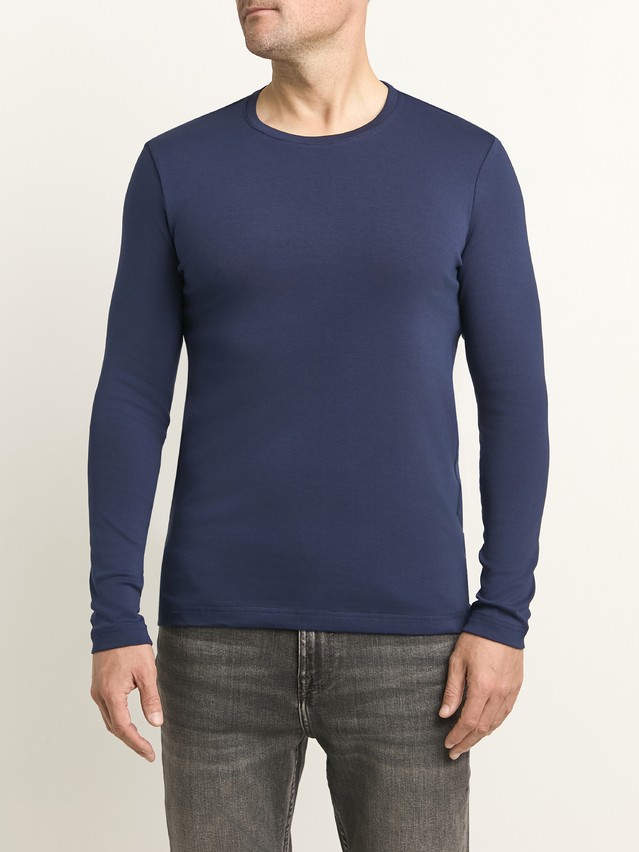 Men's polo neck shirt DIWARI BASIC MEN MD 4031, s.176,182-92, navy - 1