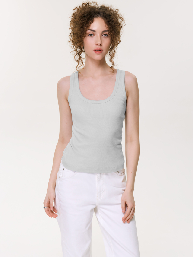 Women's tank top CONTE ELEGANT BASIC COLLECTION LM 5021, s.170-84, light grey - 1