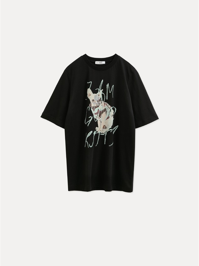 Women's polo neck shirt CONTE ELEGANT LD 3036, s.170-92, black-kitty - 6