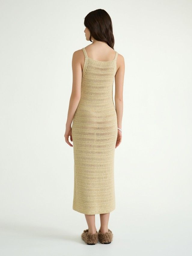 Women's dress CONTE ELEGANT LDK2444, s.170-84-90, beige - 6