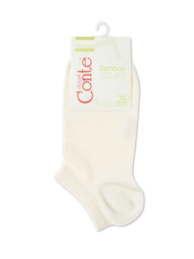 Women's socks CONTE ELEGANT BAMBOO, s.23, 000 cappuccino - 2