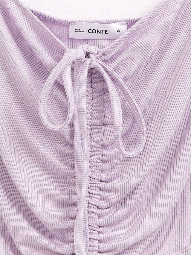 Women's polo neck shirt CONTE ELEGANT LD 2632, s.170-92, lavender - 6