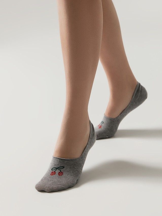 Women's footlets CONTE ELEGANT CLASSIC, s.23-25, 1115 grey - 1