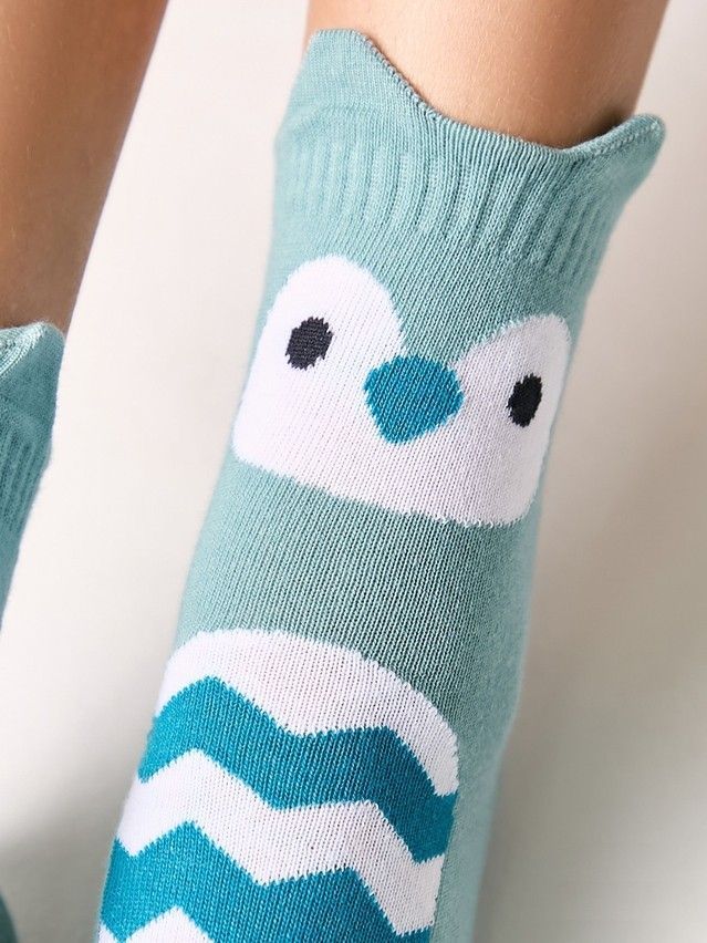 Children's socks CONTE-KIDS TIP-TOP, s.18-20, 320 pale turquoise - 2