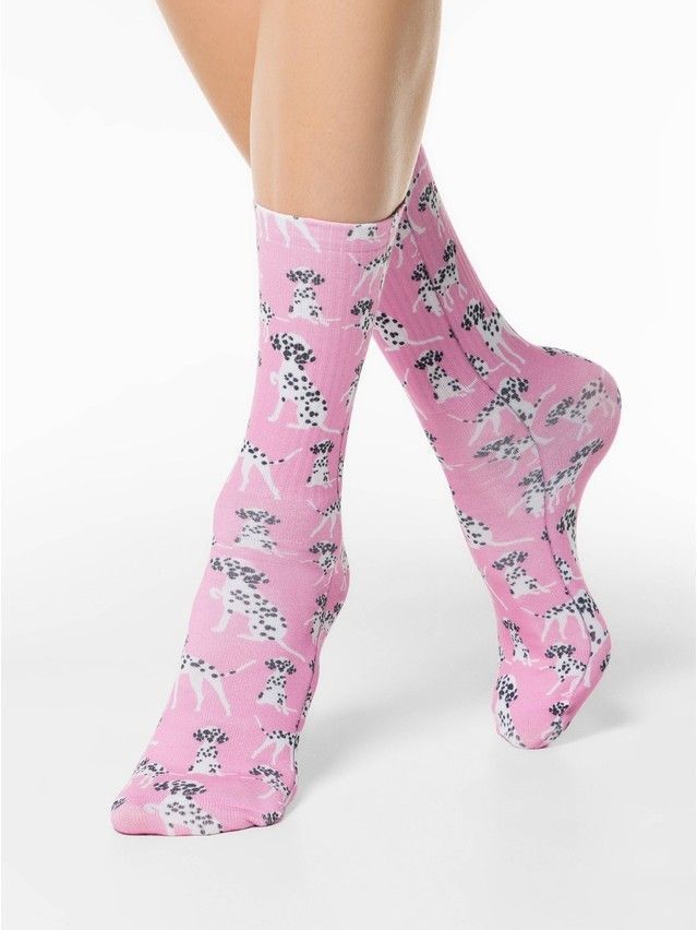 Women's socks CONTE ELEGANT FANTASY, s.23-25, 318 light pink - 2