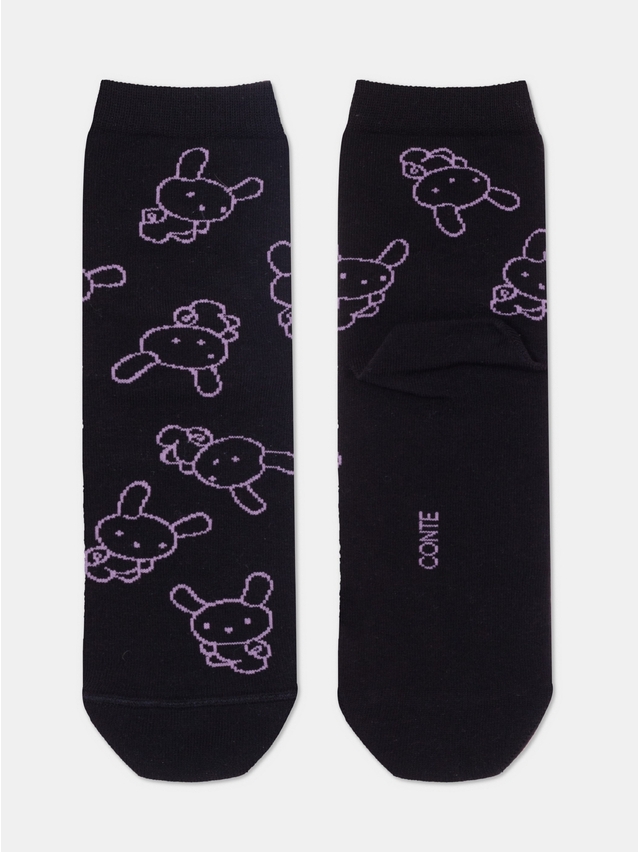 Women's socks CONTE ELEGANT HAPPY, s.23-25, 610 black - 6
