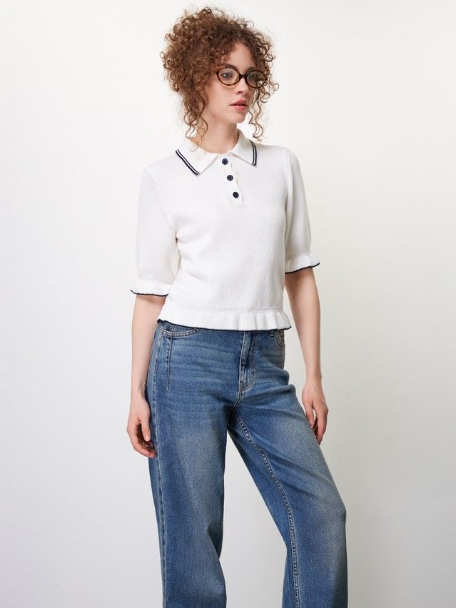 Women's pullover CONTE LDK2635, s.170-84, white - 3