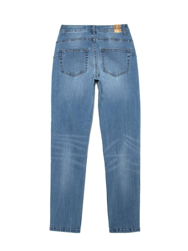 Relaxed mom jeans with High rise CON-242, s.164-110, authentic blue - 4