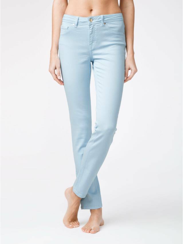 Denim trousers CONTE ELEGANT CON-38B, s.170-102, crystal blue - 2
