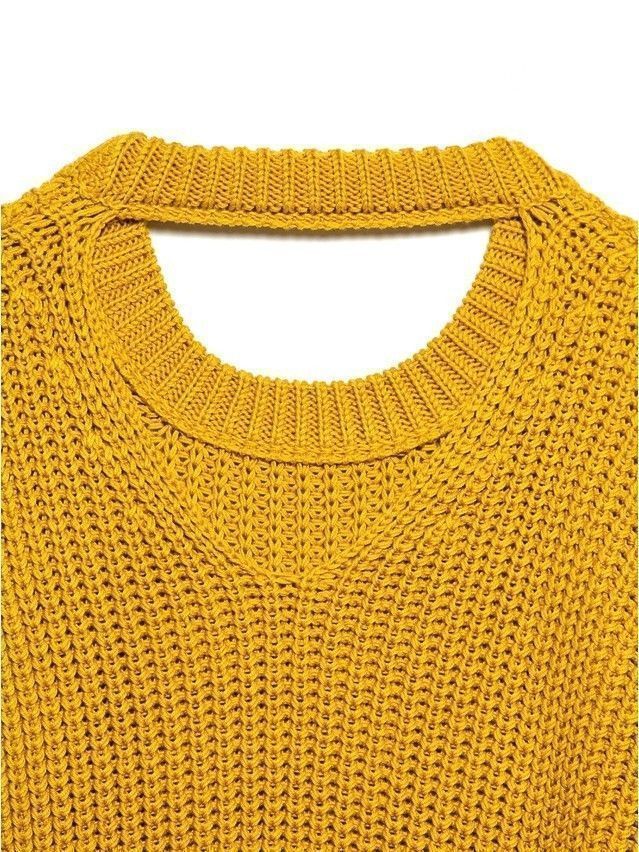 Women's polo neck shirt CONTE ELEGANT LDK110, s.170-84, mustard - 9