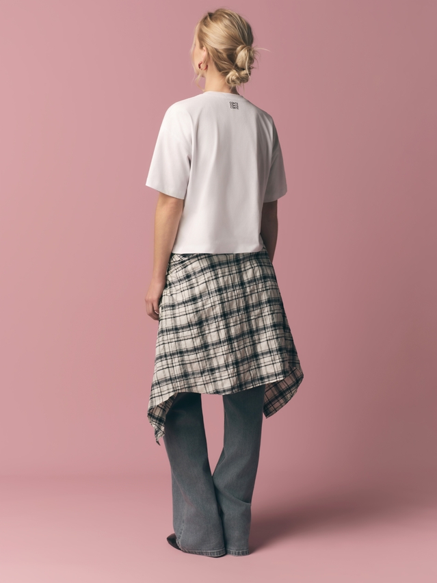 Women's polo neck shirt CONTE ELEGANT LD 3032, s.170-92, white-love - 2