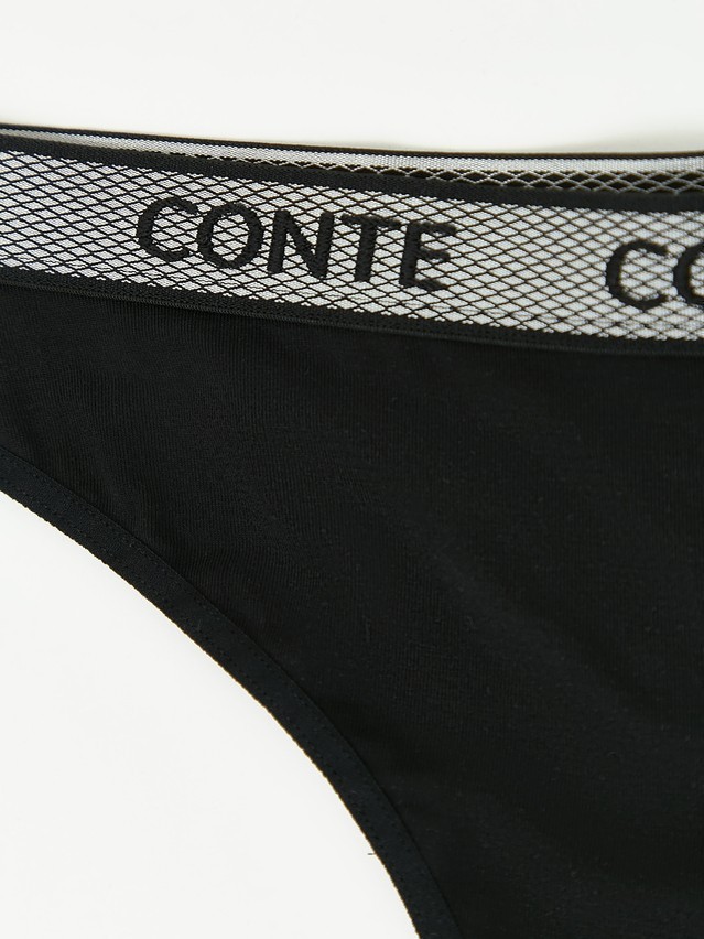 Women's panties CONTE ELEGANT BODY TOUCH LBR 3194, s.90, black - 4