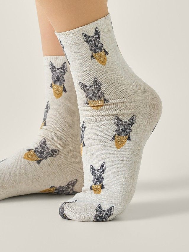 Women's socks CONTE ELEGANT FANTASY, s.23-25, 727 beige - 2