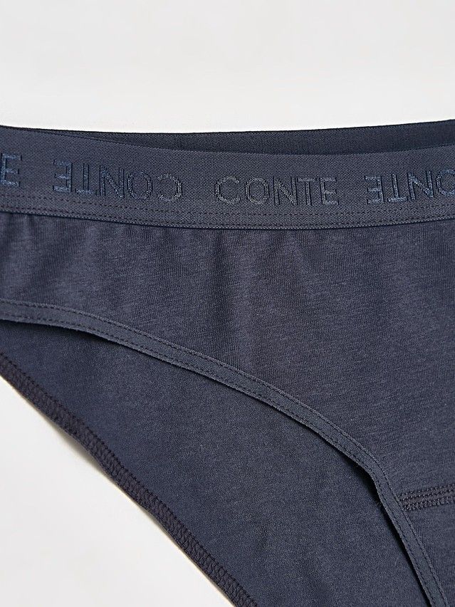 Women's panties CONTE ELEGANT CRISS CROSS LB 3129, s.90, graphite - 5