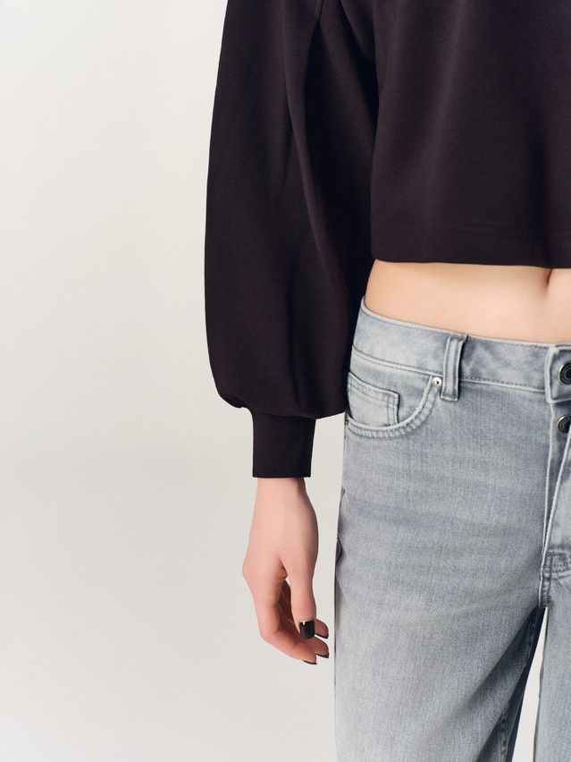 Women's polo neck shirt CONTE LD 3373, s.170-88, black - 8