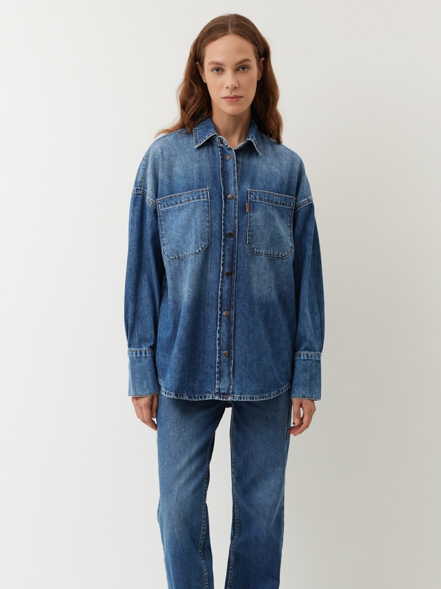 Denim windbreaker CONTE CON-986, s.170-84-90, blue - 1