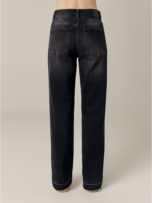 Denim trousers CONTE ELEGANT CON-716, s.170-102, black - 2