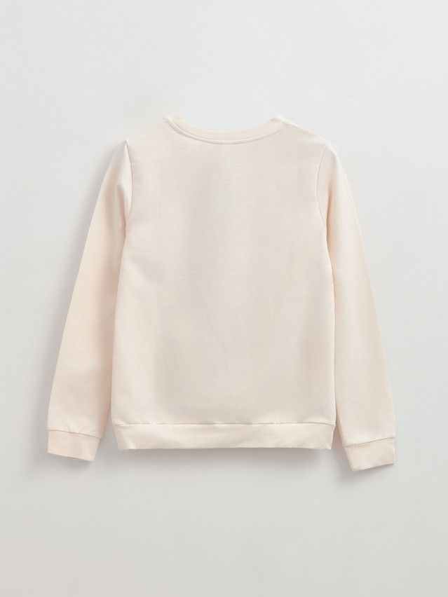 Women's polo neck shirt CONTE ELEGANT LD 626, s.158,164-84, milky - 2