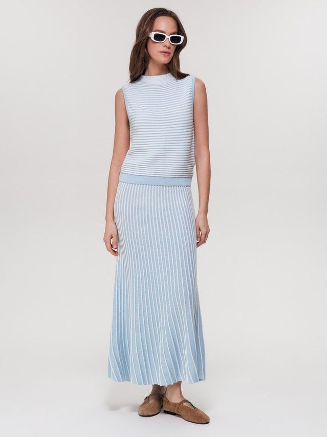 Women's skirt CONTE ELEGANT LDK2564, s.170-90, blue - 2