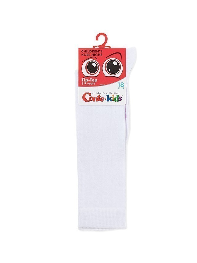 Children's knee high socks CONTE-KIDS TIP-TOP, s.18, 057 white - 5