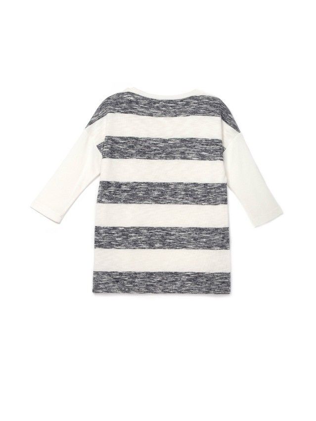 Women's polo neck shirt CONTE ELEGANT LD 832, s.170-100, milky-marino - 3