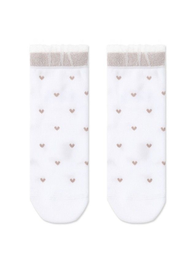 Women's socks CONTE ELEGANT CLASSIC, s.23, 243 white - 2