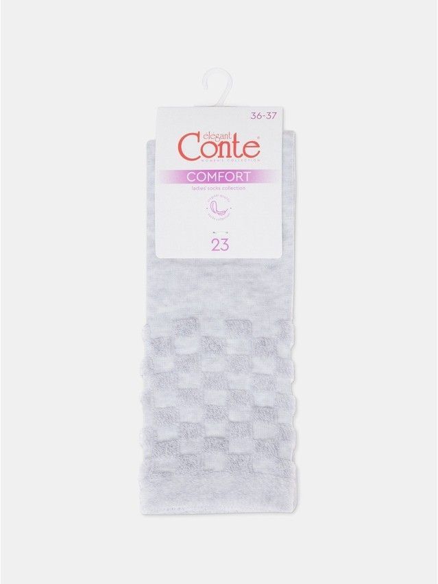 Women's socks CONTE ELEGANT COMFORT, s.23-25, 550 light grey - 9