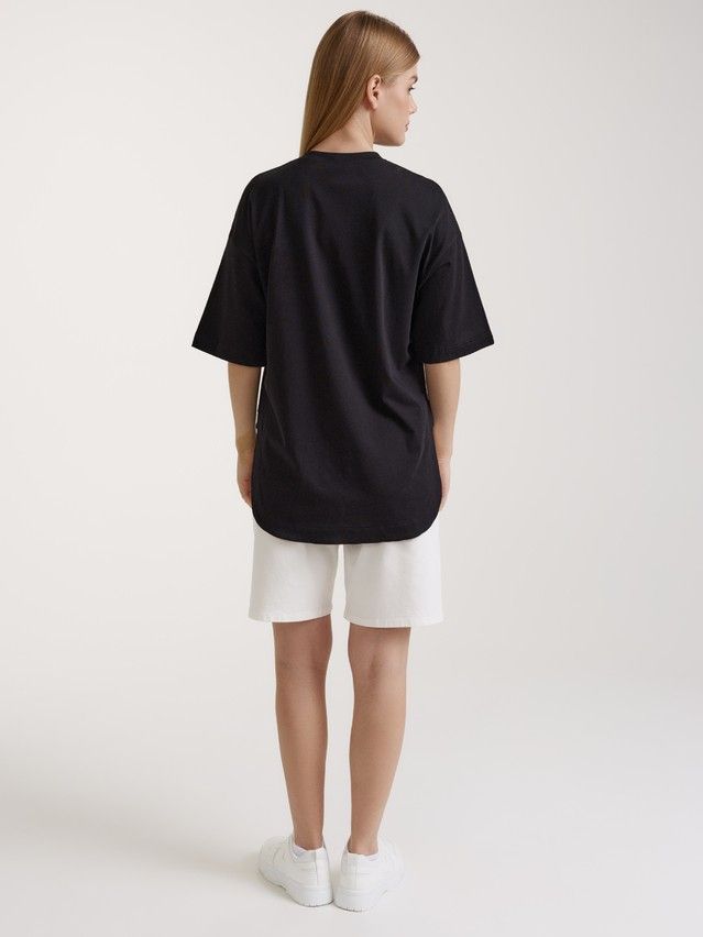 Women's polo neck shirt CONTE ELEGANT LD 3087, s.170-84, black - 3