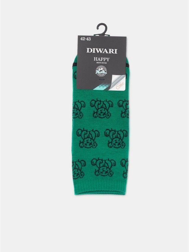 Men's socks DIWARI HAPPY, s.25, 172 green - 3