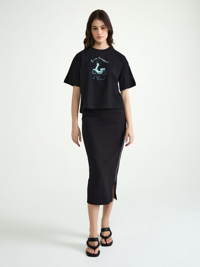Women's polo neck shirt CONTE ELEGANT LD 3032, s.170-92, black-scooter - 3