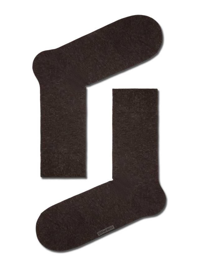 Men's socks DiWaRi COMFORT, s. 40-41, 000 dark brown - 1