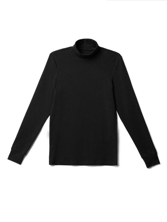 Men's polo neck shirt DiWaRi MD 816, s.170,176-100, black - 1