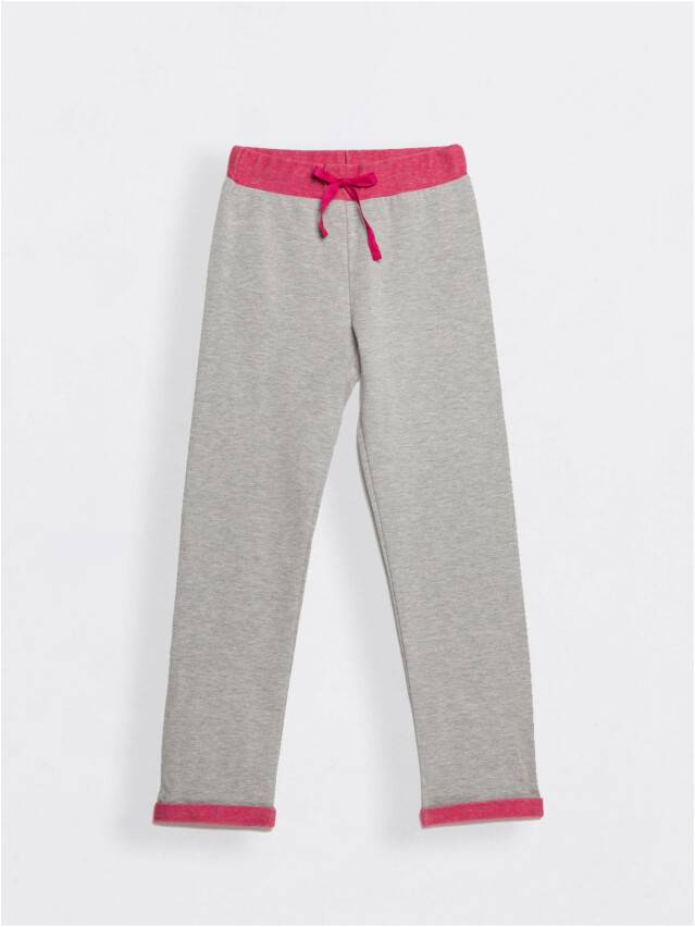 Trousers for girl CONTE ELEGANT JOGGY, s.110,116-56, grey-pink - 1