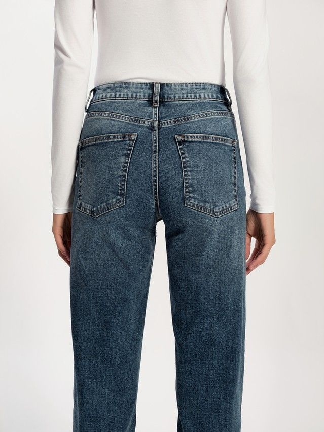Denim trousers CONTE ELEGANT CON-825, s.170-102, dark blue - 5
