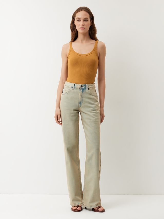 Women's jeans CONTE CON-978, s.164-90, blue beige - 1