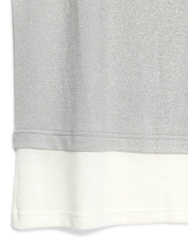 Women's polo neck shirt CONTE ELEGANT LD 629, s.158,164-100, grey - 4