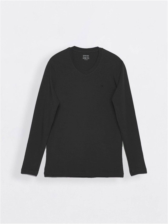 Men's polo neck shirt DiWaRi MD 696, s.170,176-100, graphite - 1