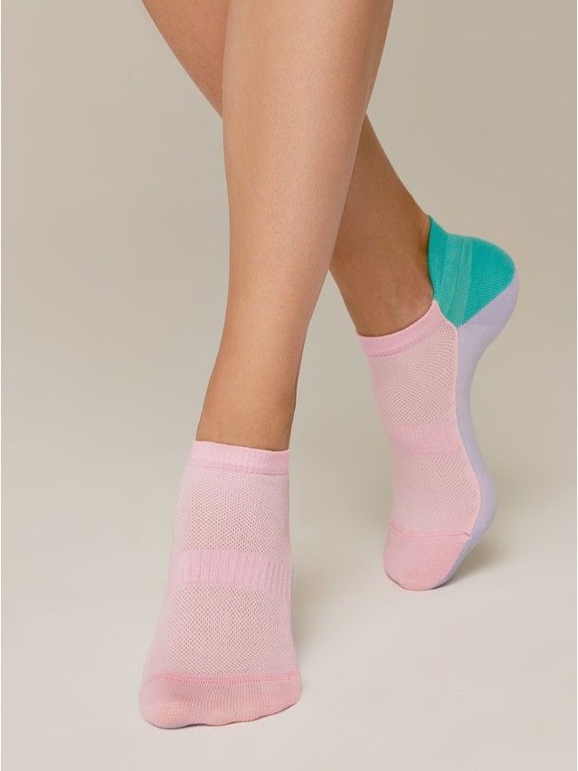 Women's socks CONTE ELEGANT ACTIVE, s.23, 393 light pink-pale purple - 2