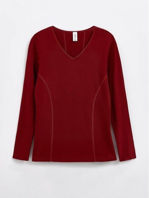 V-neck thermal jacket