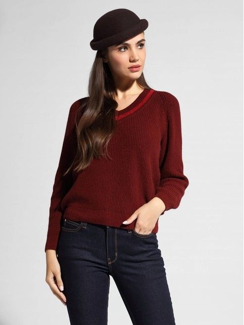 Oversize Italian yarn pullover with cashmere LDK 066