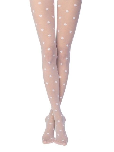 Polka dot tights PARADISE Lycra®