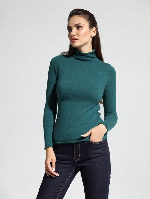 Italian yarn sweater with premium quality viscose LDK 061