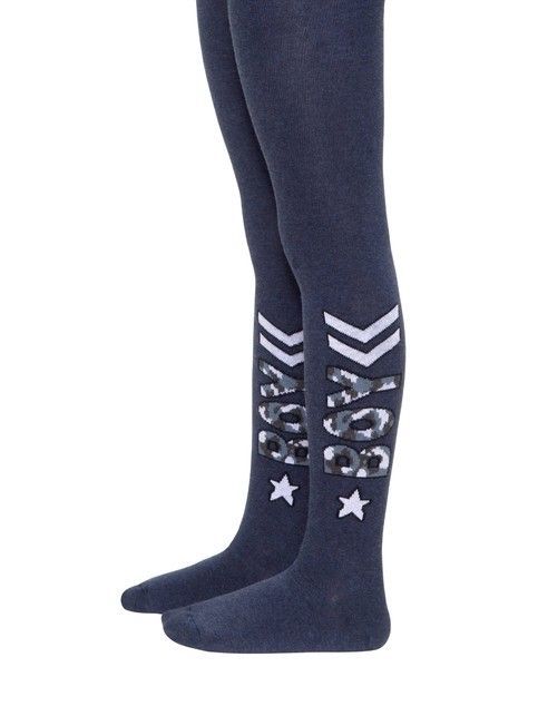 Cotton tights TIP-TOP with a pattern 