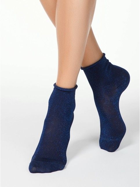 Cotton socks CLASSIC with lurex